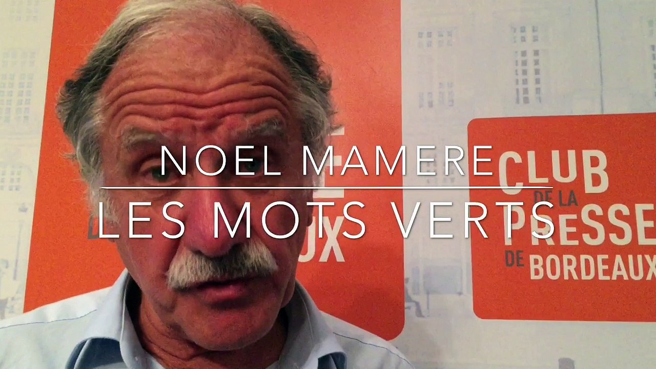 Mamère présente son livre : "Les  Mots Verts"