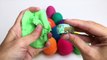 LEARN COLORS Play Doh Surprise Eggs Frozen Peppa Pig Masha Minions Shopkins Toys Play Dough Eggs