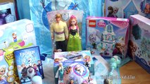 Giant Disney Frozen Surprise Egg - Let It Go Wand + Elsa Anna Dolls Biggest Egg Toys Compilation