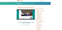 Passion Blog Pro Demo - Passion Blog Pro Review With $189,000 BONUS & DISCOUNT