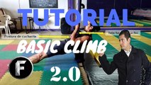 Aerial fabrics tutorial, basic climbing 2016