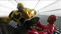 Juguetes Hombre Araña en español , Dibujos Animados Para Niños Spiderman Transformers Dinosaurios