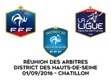 DISTRICT DES HAUTS-DE-SEINE DE FOOTBALL - Réunion des Arbitres - 01/09/2016