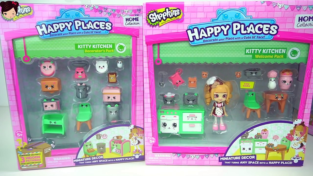 Decorando Casa de Muñecas con Muebles de Shopkins HAPPY PLACES - Juguetes Shopkins