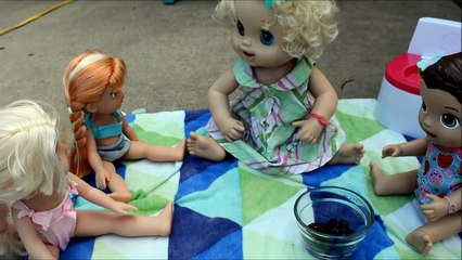 BABY ALIVE Potty Training TOILET MONSTER?! + poop baby doll