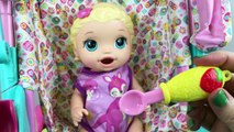 Baby Alive Super Snackin Lily Doll Feeding and Diaper Change with Pacifier