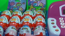 Peppa Pig en Español con Huevos Kinder Sorpresa Caja Registradora y Juguetes de Peppa Pig en Español