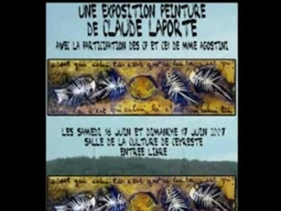 Claude Laporte Exposition Ceyreste