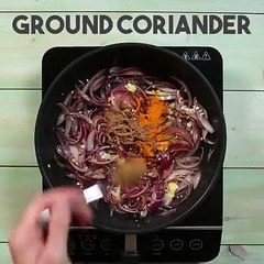 Flavourful coriander chicken with chickpeas