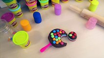 Play-Doh Rainbow Skittles Popsicle * Creative DIY Ice Cream Fun for Kids with Modelling Clay