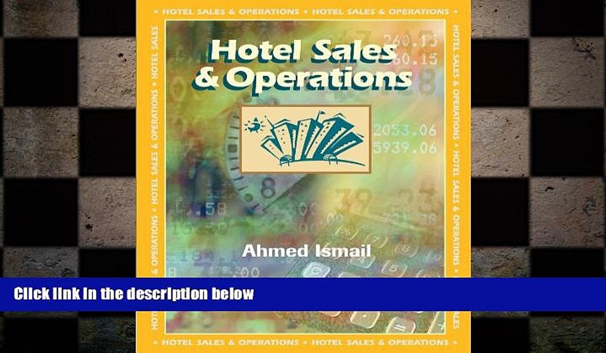 FREE PDF  Hotel Sales and Operations  DOWNLOAD ONLINE