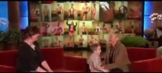 Cute child says ellen is most beautifull in the world on the ellen show