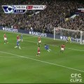 David Luiz debut volley goal for Chelsea vs Man Utd