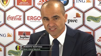 Belgique - Martinez : "Nous devons augmenter notre niveau de jeu"