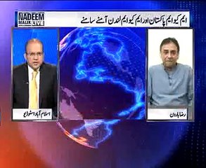 Farooq Sattar kay khilaaf MQM kiu khari hogai - Nadeem Malik