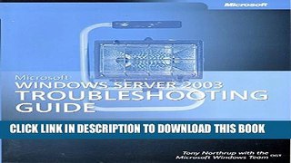 [PDF] Microsoft Windows Server 2003 Troubleshooting Guide Full Collection