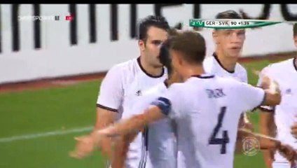 90+2' GOAL - Germany U21	3-0	Slovakia U21 02.09.2016