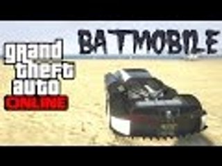Batmobile in GTA 5 ONLINE - How Change Your Car(OSIRIS) Into BATMOBILE