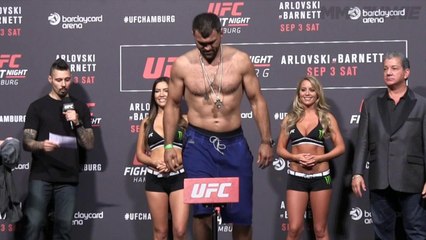 UFC Fight Night 93 headliners Andrei Arlovski and Josh Barnett face-off