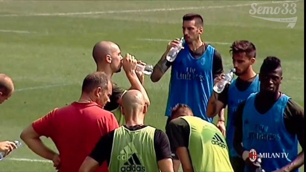milan training session 02.09.2016