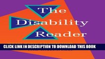 [PDF] Disability Reader: Social Science Perspectives Full Colection
