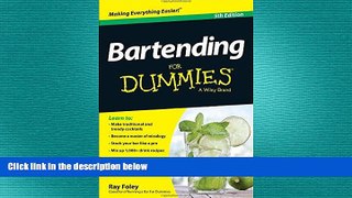 complete  Bartending For Dummies