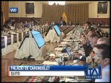 Presidente Correa se reúne con ministros en Carondelet