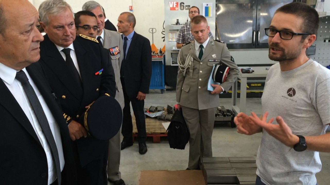 Jean-Yves Le Drian visite