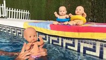 Elsa y Peppa se hacen caca en la piscina/Capitulo 93 de las Aventuras de bebe nenuco Lola