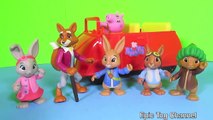 PETER RABBIT Parody Toy Video with PEPPA PIG and Mummy Pig by EpicToyChannel