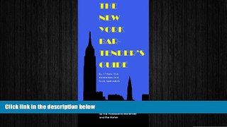 different   The New York Bartender s Guide