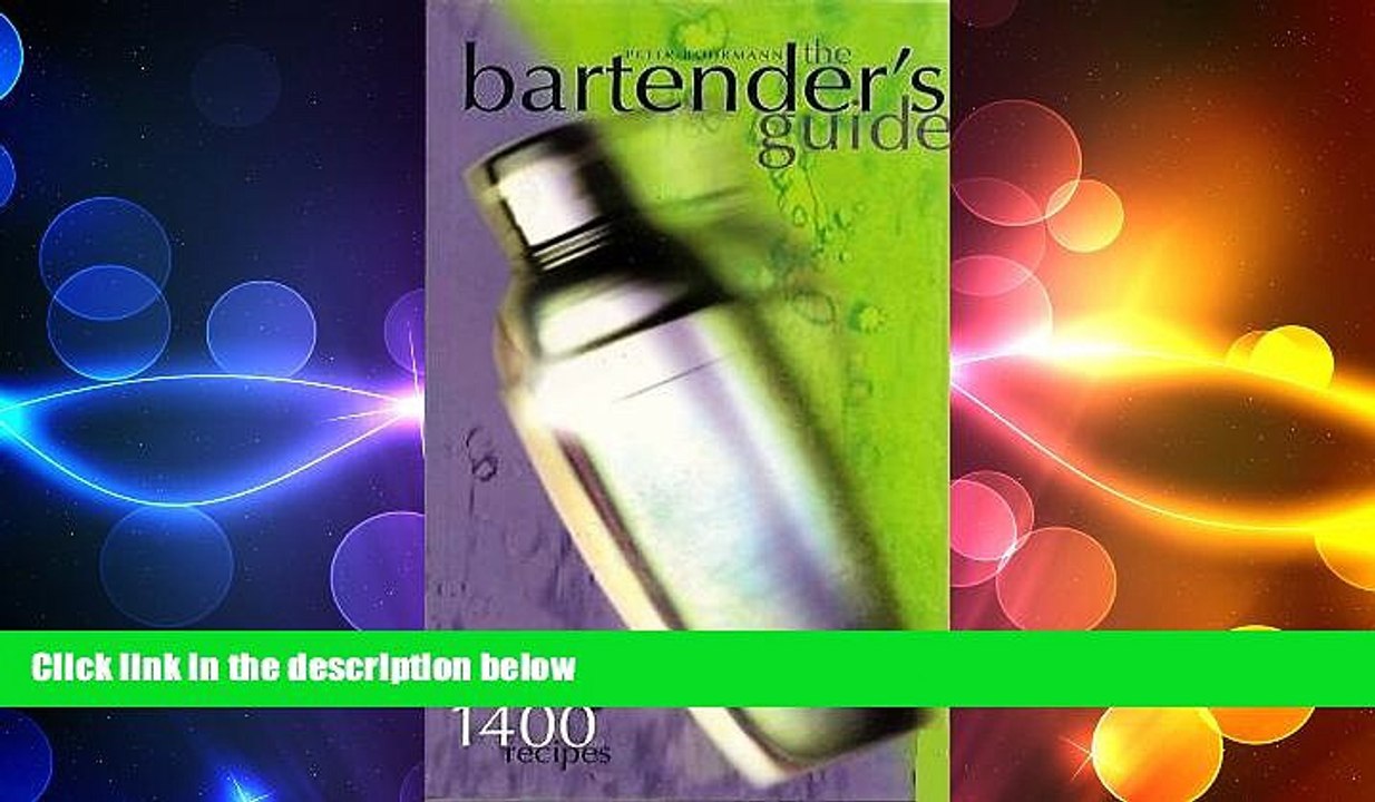 complete The Bartender s Guide