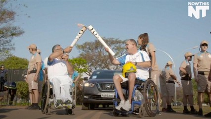 The Paralympics Torch Relay Officially Began
