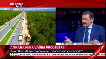 Melih Gökçek: Turan Güneş Bulvarı 6 şerite çıkartılıyor