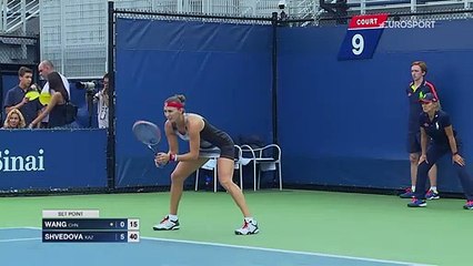 ABD Açık: Qiang Wang - Yaroslava Shvedova (Özet)