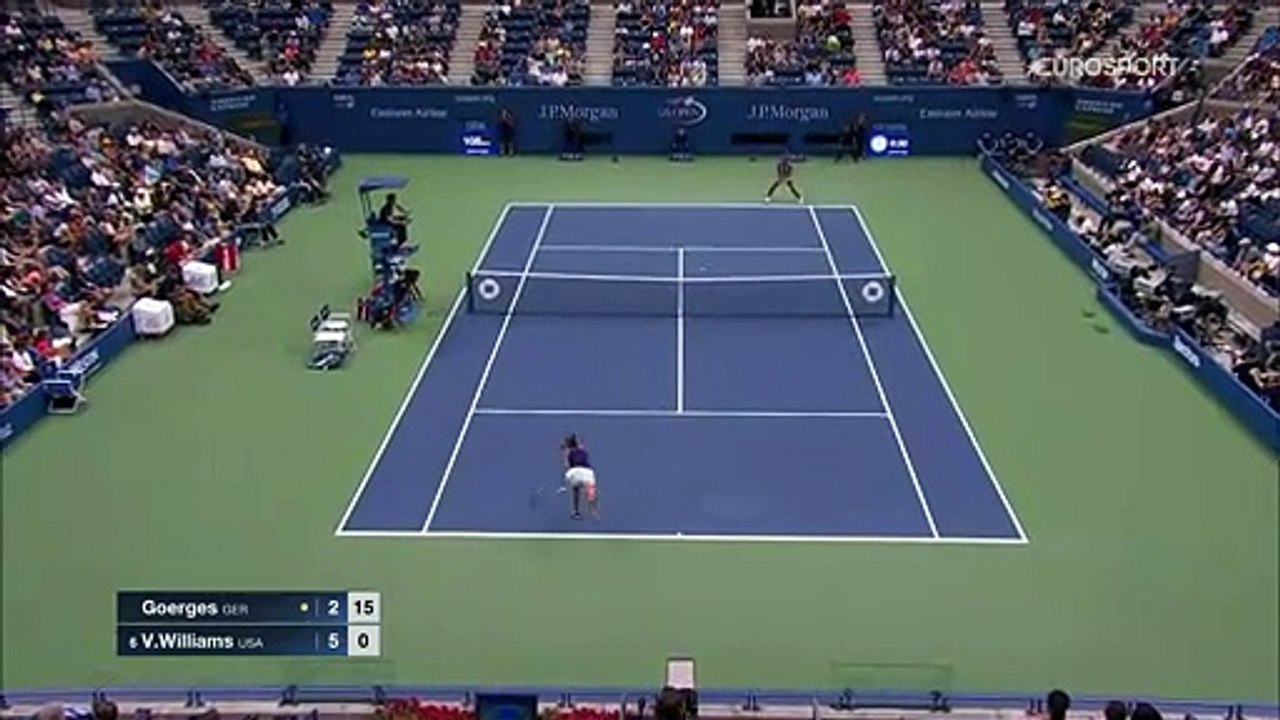 ABD Açık: Julia Goerges - Venus Williams (Özet)