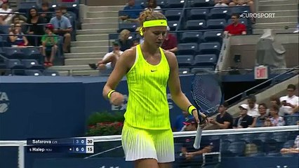ABD Açık: Lucie Safarova - Simona Halep (Özet)