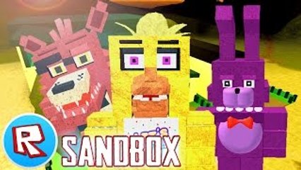 Descargar video: Roblox Sandbox: Five Nights At Freddys TV Show / Funny Family Roleplay!