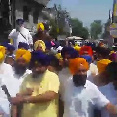 akali s protesting against bhagwant mann