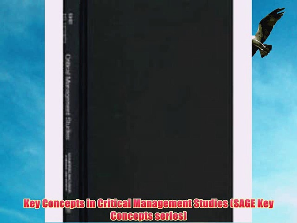 [PDF] Key Concepts in Critical Management Studies (SAGE Key Concepts series) Popular Colection