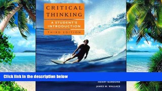 Must Have PDF  Critical Thinking: A Student s Introduction  Free Full Read Most Wanted