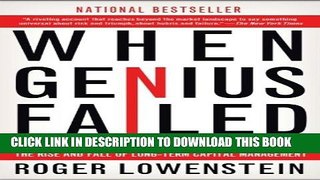 [PDF] When Genius Failed: The Rise and Fall of Long-Term Capital Management Popular Online