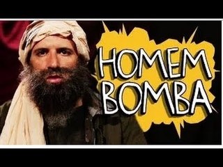 Pegadinha Homem Se Disfarça de Homem Bomba !