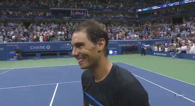 Rafael Nadal MP&On-court Interview / R3 USO'16