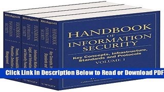 [Get] Handbook of Information Security, 3-Volume Set Popular New