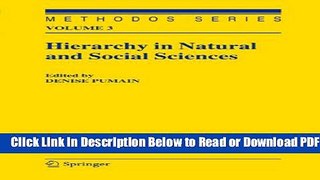 [Download] Hierarchy in Natural and Social Sciences (Methodos Series) Popular New