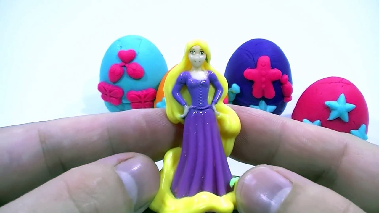 Play Doh Eggs - Kinder surprise eggs peppa pig español car toys - Fun Video for Kids