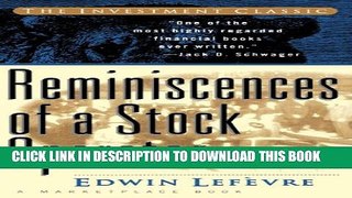 [PDF] Reminiscences of a Stock Operator Full Online