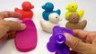 Play Creative and Learn Colours with Play Dough Ducks Molds Fun and Creative for Kids