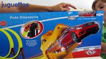 Pista de coches de juguete Dinosaurio para niños de Juguettos